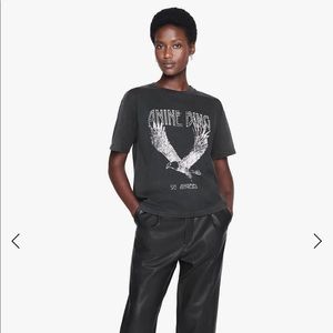 Anine Bing Lili Tee Eagle: XS